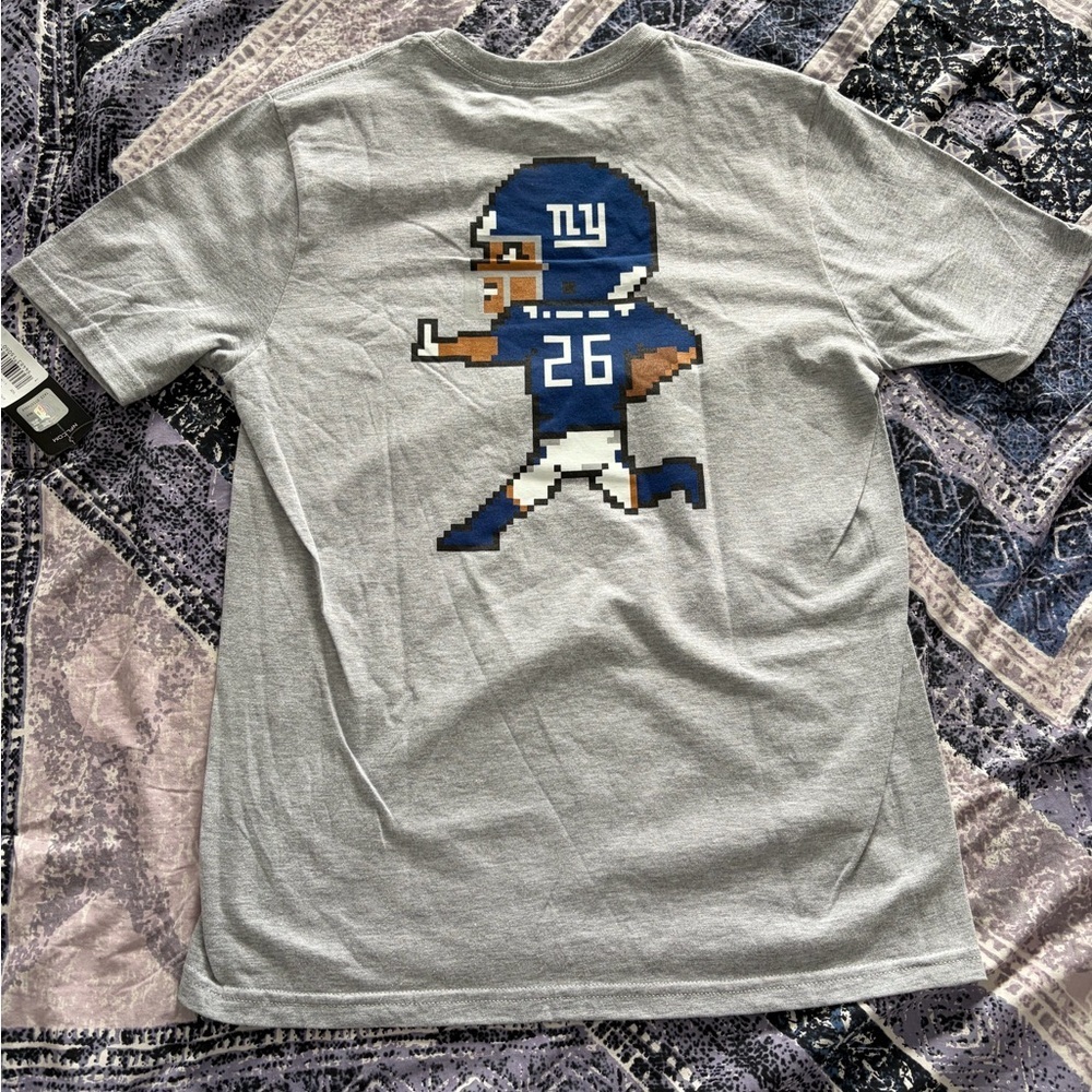 NFL Team Boys New York Giants Saquon Barkley Graphic T-Shirt - Picture 6 of 6
